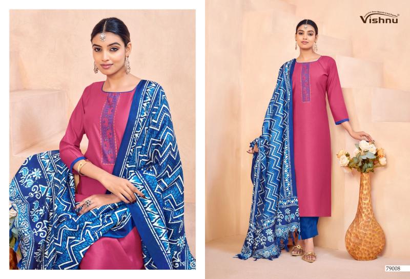 Vishnu evanka vol 15 dress material wholesale business